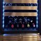 XO 24" Black Glass Freestanding Wine Cooler-2