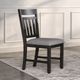 New Classic® Home Furnishings Harrisburg 2-Piece Charcoal Dining Chair Set-2