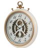 A & B Home Gold/White Urban Wall Clock-1