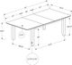 Monarch Specialties Inc. Gray 72" Dining Table With Extension-2