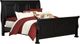 Vaughan-Bassett Reflections Ebony Queen Sleigh Bed-0