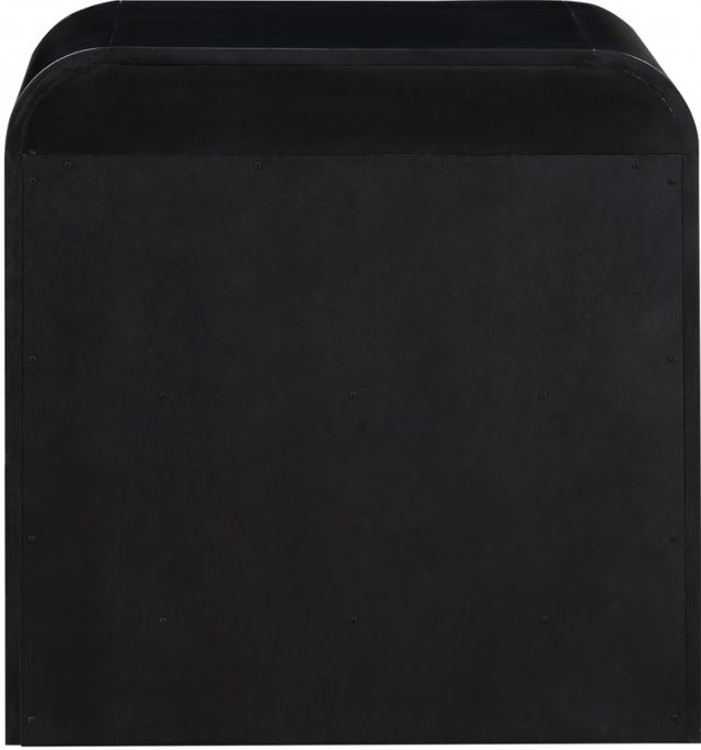 Meridian Furniture Fluted Black Nightstand-3