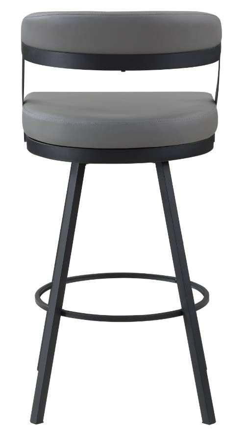 Homelegance® Crowley Gray Pub Swivel Chair-3