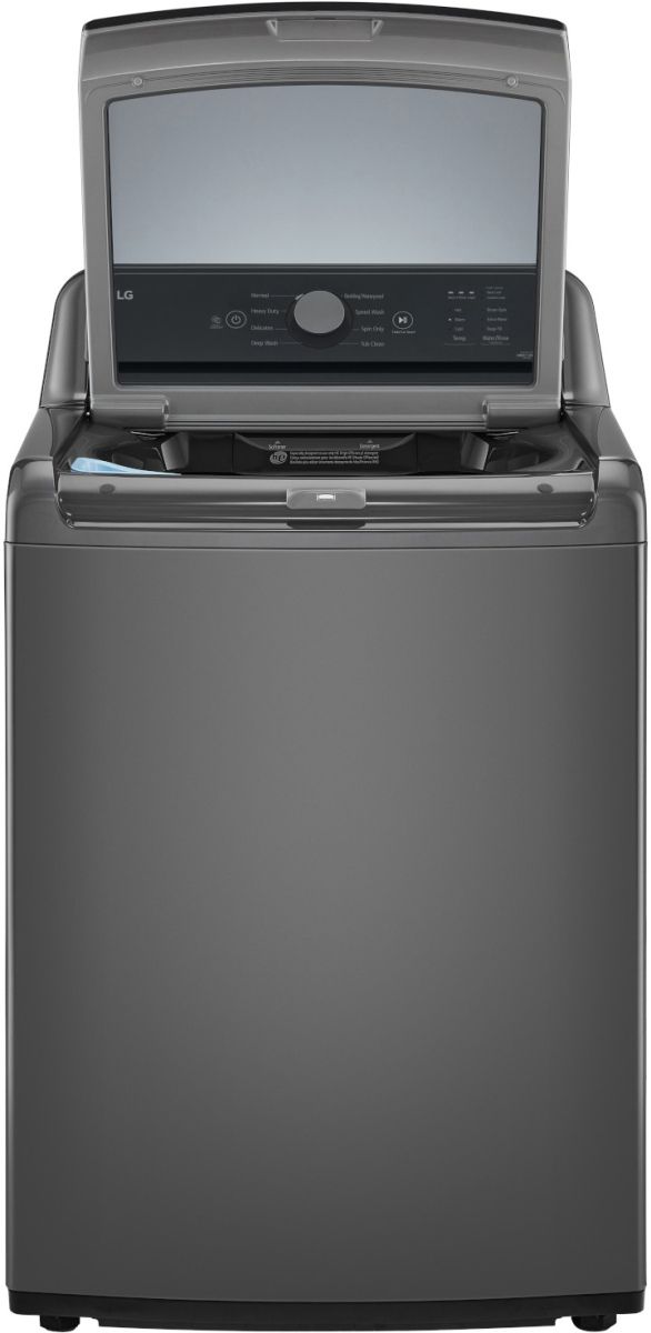 LG 4.1 Cu. Ft. Monochrome Gray Agitator Top Load Washer with TurboDrum™ Technology-2