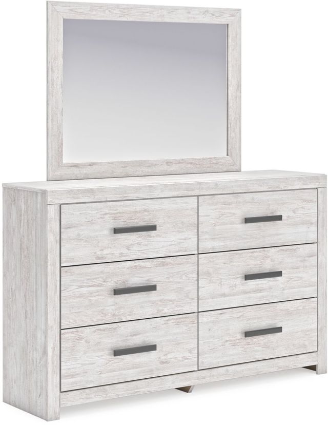 Signature Design by Ashley® Cayboni Whitewash Dresser and Mirror-0