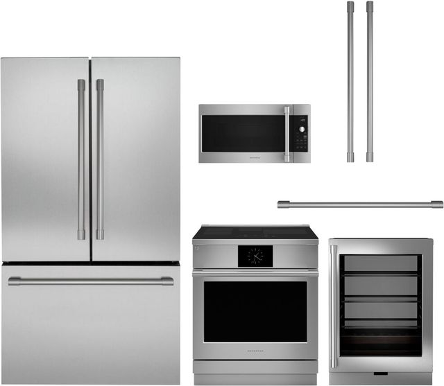 Monogram® 5 Piece Stainless Steel Induction Kitchen Package-0