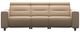 Stressless® by Ekornes® Customizable Emily Wide Arm Power Reclining Angled 3-Seater Sofa with Wood Legs-0