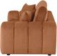 Coaster® Burnett Burnt Orange Chenille Upholstered Wide Arm Loveseat-3