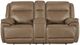 Signature Design by Ashley® Glencroft Sahara Power Reclining Loveseat with Console and Adjustable Headrest-2