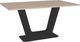 Amisco Customizable Amelia 60" Rectangular Dining Table with 1" White Oak Veneer Top-0