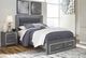 Pied de lit avec rangement grand grand Lodonna, gris, Signature Design by Ashley®-3