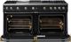 Viking® 5 Series 60" Onyx Pro Style Gas (LP) Range with Brushed Brass Trim-1
