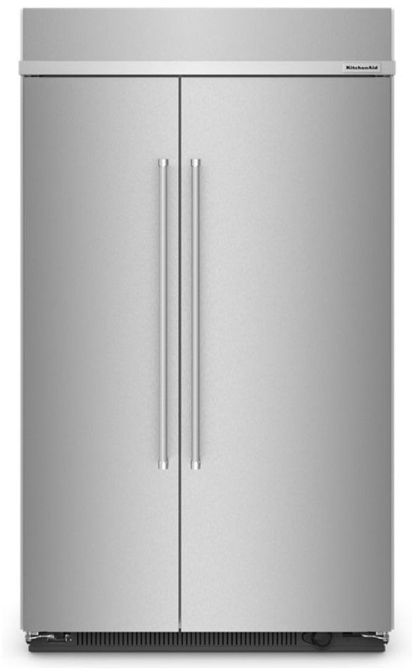 KitchenAid® 30.0 Cu. Ft. PrintShield™ Stainless Steel Built In Side-by-Side Refrigerator