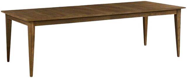 Bassett® Furniture Customizable BenchMade Louisa 60" Oak Rectangle Dining Table with 2 Leaves-3