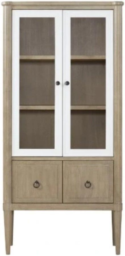 Bernards Citrus Heights Brown Display Bookcase-1