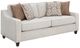 Coaster® Christine 3-Piece Beige Upholstered Sloped Arm Sofa Set-5
