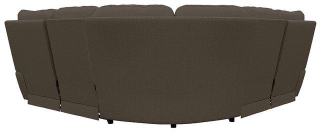 La-Z-Boy® Rigby 3-Piece Java Curve Reclining Sectional-2