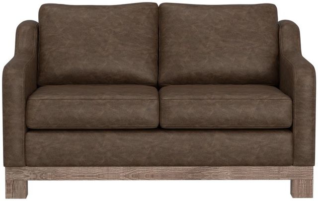 International Furniture Direct Samba Brown/Sand Drift Loveseat-1