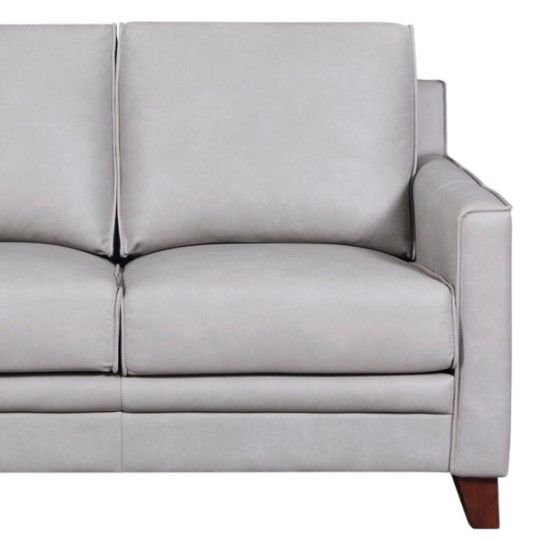 Leather Italia™ Cambria Stanton Gray Loveseat-2