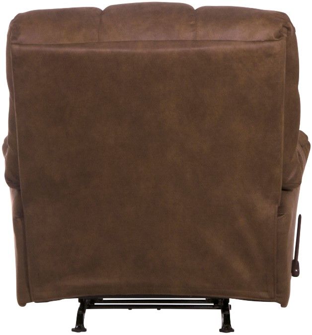 Catnapper® Machado Chocolate Oversized Chaise Rocker Recliner with Extra Extension Footrest-2