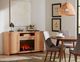 aspenhome® Cooper Blonde 66" Fireplace Console-1
