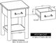 International Furniture Direct Olimpia Natural Chairside Table-2