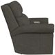 Flexsteel® Customizable Bernard Leather Power Reclining Loveseat with Headrest and Lumbar-4