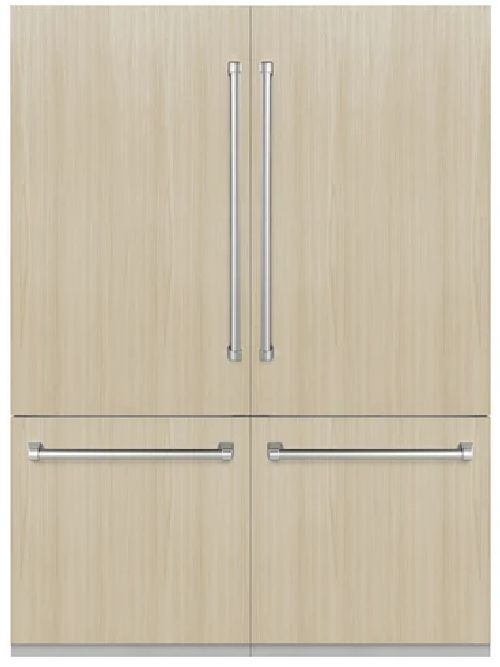 ZLINE 60" 32.2 Cu. Ft. Panel Ready Built-In French Door Refrigerator with Graphite Gray Interior-0