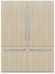 ZLINE 60" 32.2 Cu. Ft. Panel Ready Built-In French Door Refrigerator with Graphite Gray Interior-0