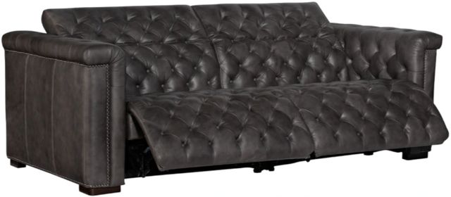 Hooker® Furniture MS Savion Bellagio Gravel Power Reclining Sofa with Power Headrest-1