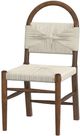 Harp & Finial® Amiel 2-Piece Cream/Walnut Dining Chair Set-2