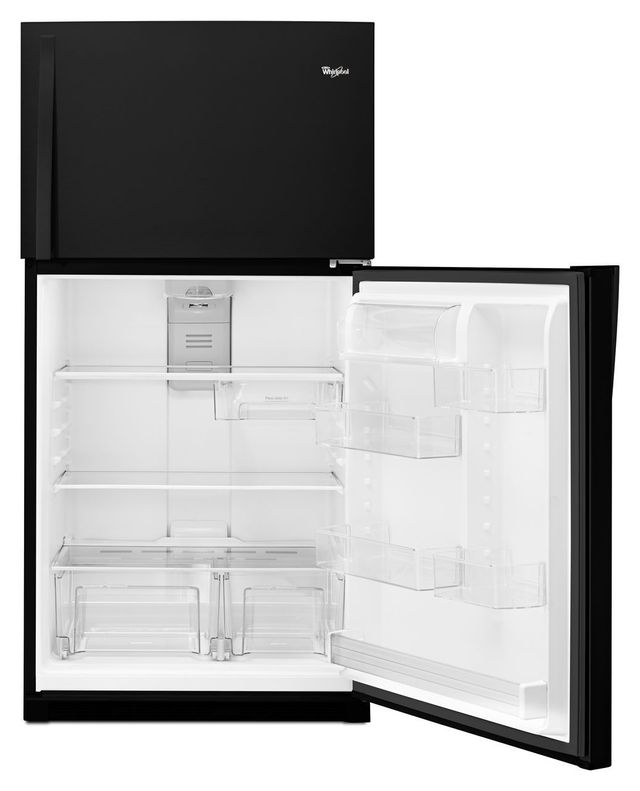 Whirlpool® 33 in. 21.3 Cu. Ft. Black Top Freezer Refrigerator-7
