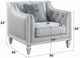 ACME Furniture Katia Light Gray/Weathered White Chair-2