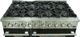FORNO® Capriasca 48" Stainless Steel Pro Style Dual Fuel Range with Black Door-4