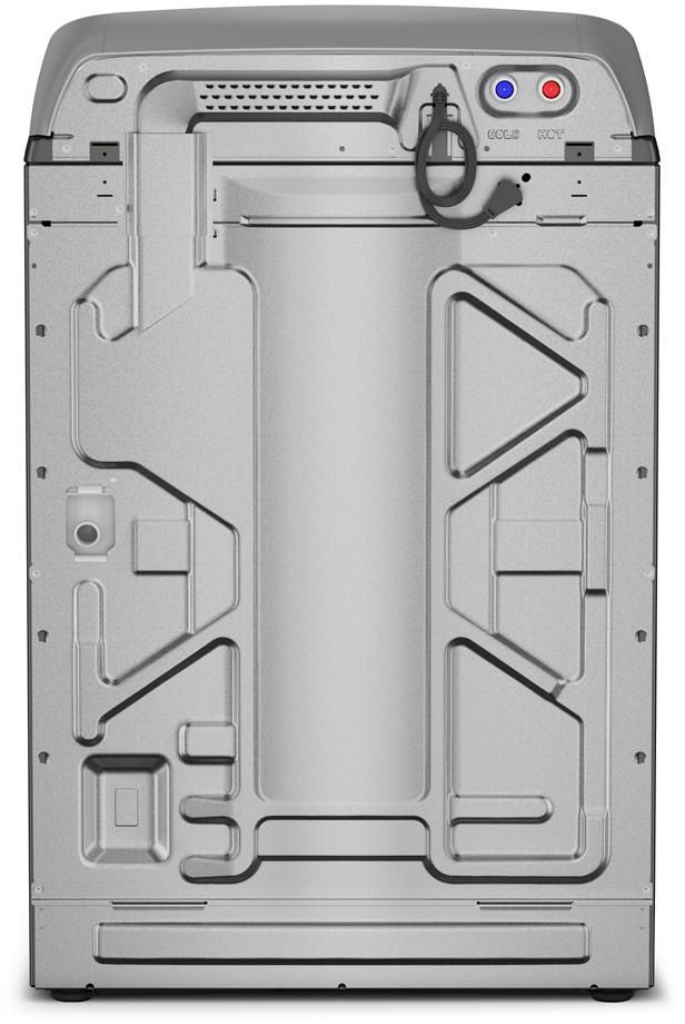 Maytag® Pet Pro 6 Cu. Ft. Classic Silver Agitator Top Load Washer with Extra Power-3