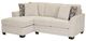 Dynasty Furniture 2-Piece Off-White Left-Arm Facing Sectional and Chaise-0