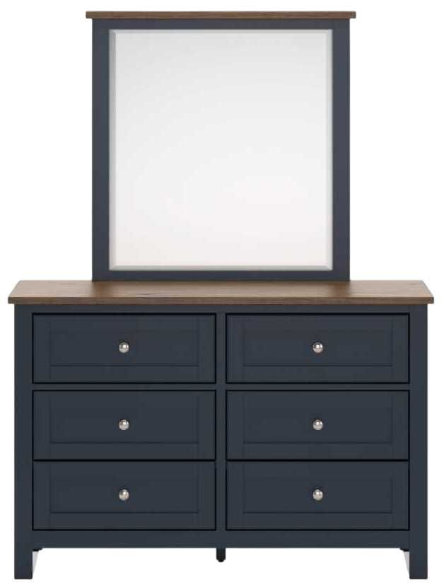 Signature Design by Ashley® Landocken Blue/Brown Dresser and Mirror-2
