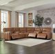 Parker House® Modesto 7-Piece Sable Power Reclining Sectional with Power Headrest-1
