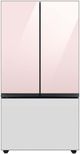Samsung Bespoke 36" White Glass French Door Refrigerator Bottom Panel-4