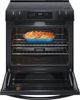 Frigidaire® 30" Black Slide-In Electric Range with Steam Clean-2