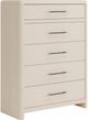 Modus Furniture Wallen White Sand 5-Drawer Chest-0