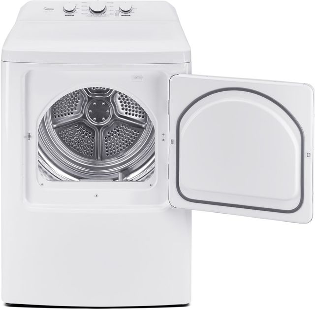 Midea 7.0 Cu. Ft. White Front Load Gas Dryer-2