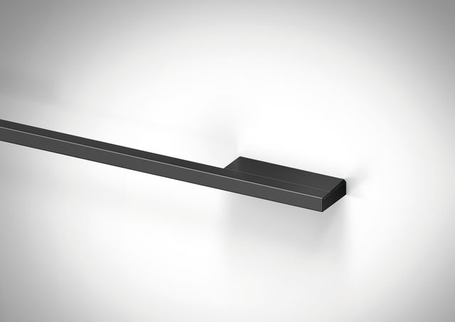 Fisher & Paykel 24" Brushed Black Aluminum Contemporary Square Handle-2