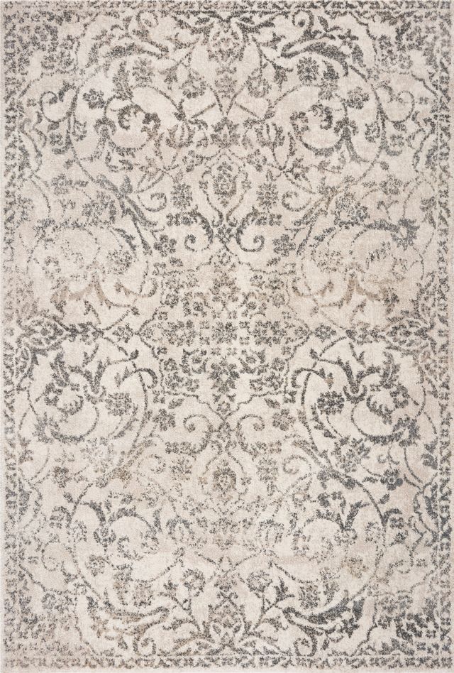 KAS Rugs Hue Ivory Azora 5'x8' Rug-0