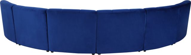 Meridian Furniture Limitless 6-Piece Navy Velvet Modular Sectional-3