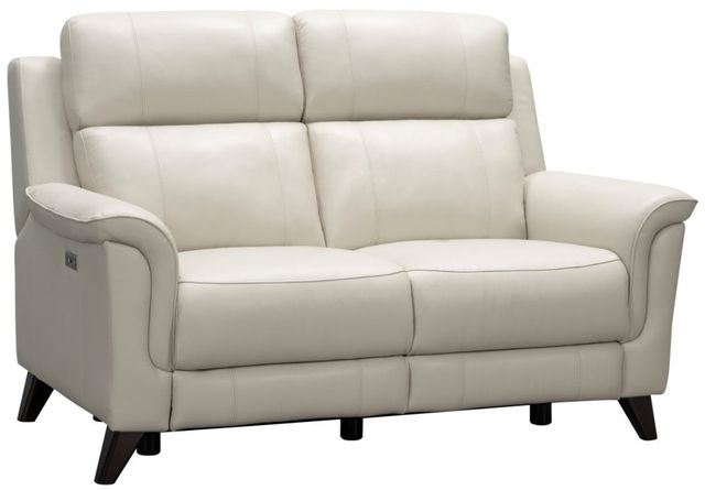 BarcaLounger® Kester Laurel Cream Leather Power Reclining Loveseat-0