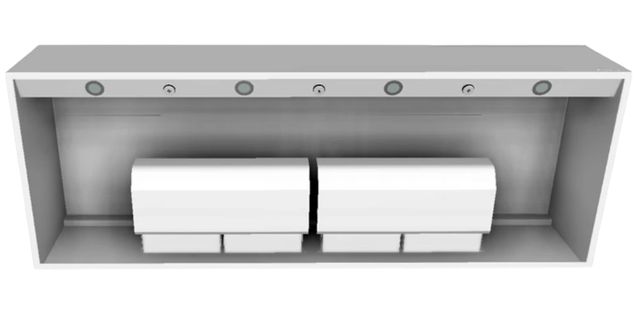Vent-A-Hood® 66" White Wall Mounted Range Hood-1