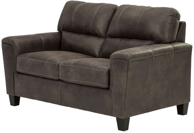 Signature Design by Ashley® Navi 3-Piece Smoke Living Room Set with Rocker Recliner-3