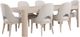 Liberty Furniture South Bend 7-Piece Cloud White/Gravel Rectangular Dining Set-0