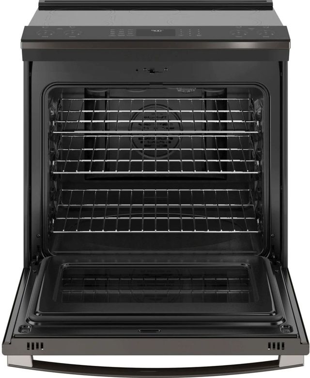 GE Profile™ 30" Fingerprint Resistant Black Stainless Slide In Induction Range-1